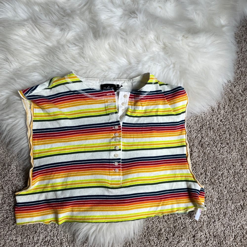 Urban Outfitters Colorful cropped tank